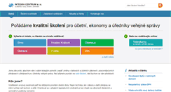 Desktop Screenshot of integracentrum.cz