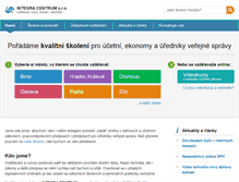 Tablet Screenshot of integracentrum.cz